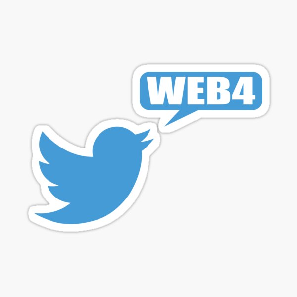 Item preview, NFT WEB4 TWITTER designed and sold by Montrepeneuer.