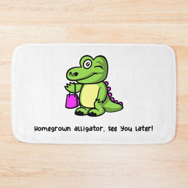Item preview, Homegrown alligator, see you later - Shotgun - George Ezra     designed and sold by VonSozzleBooks.
