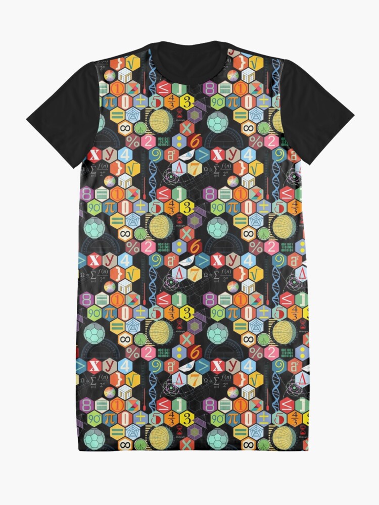 Alternate view of Math in black! Graphic T-Shirt Dress