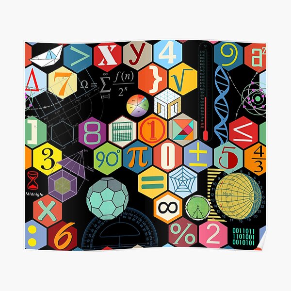 Math in black! Poster