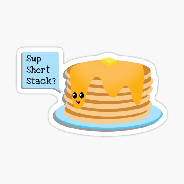 Item preview, Sup Short Stack, Pancake greeting designed and sold by Em B Design Co.