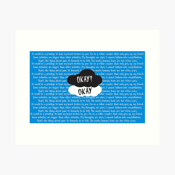 Item preview, The Fault in our Stars quoted design designed and sold by SipAndRead.