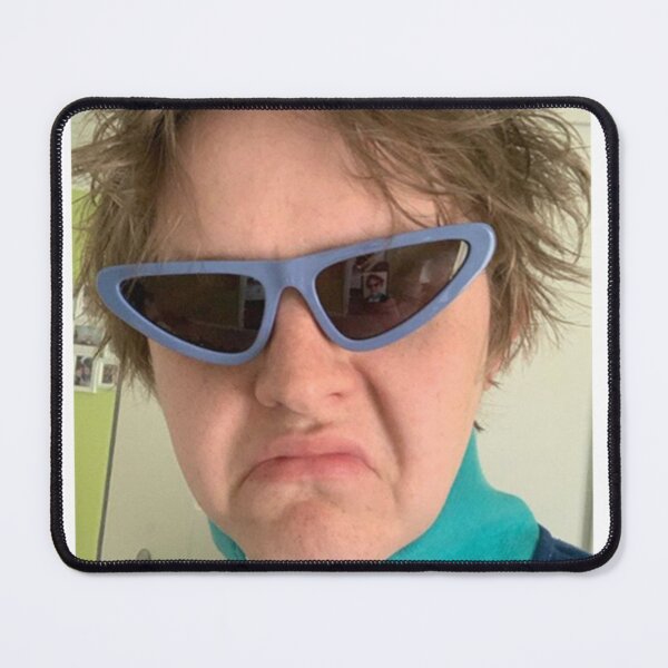Item preview, Lewis Capaldi with purple funky glasses   designed and sold by VonSozzleBooks.