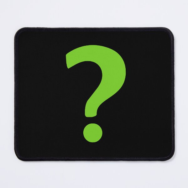 Item preview, Enigma - green question mark designed and sold by XOOXOO.