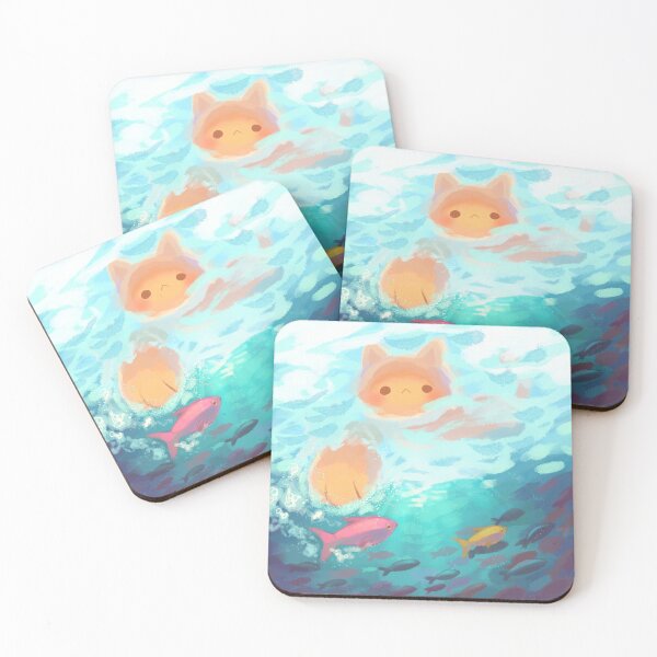 Item preview, Cat Grabbing Fish designed and sold by Vooolatility.