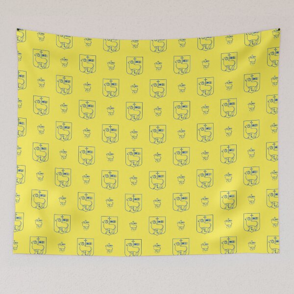 Item preview, Gotland Ram, Yellow and Blue Pattern (Sweden/ Svenska landskap) designed and sold by Landskapsbutiken .com.