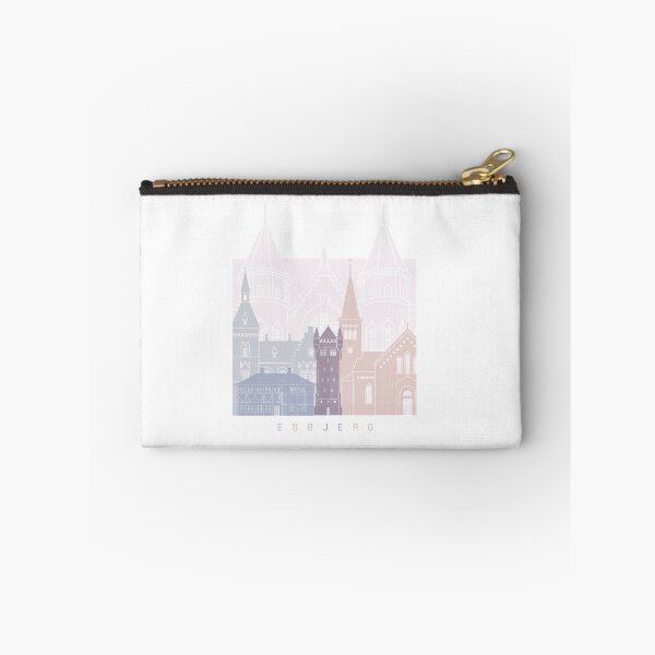 Item preview, ESBJERG SKYLINE POSTER PASTEL designed and sold by paulrommer.