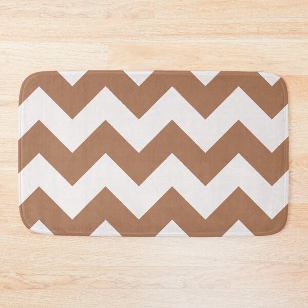 Item preview, Brown and white zigzag lines designed and sold by Sharon111.