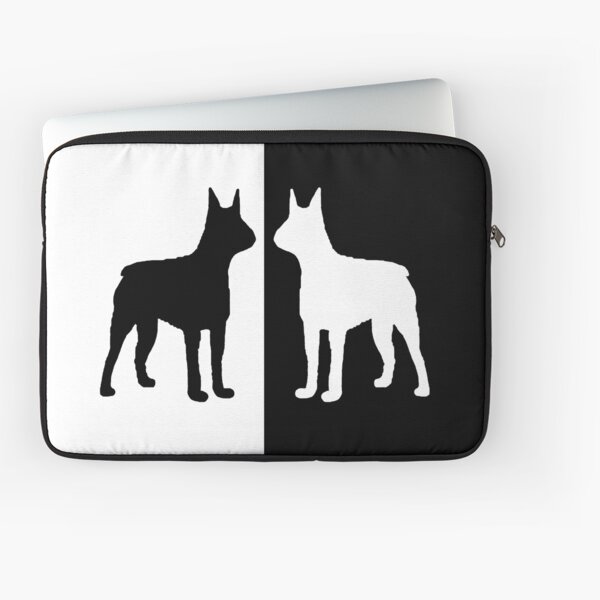 Black white dogs Laptop Sleeve