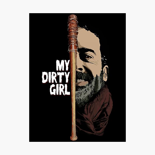 Look at my dirty girl Photographic Print