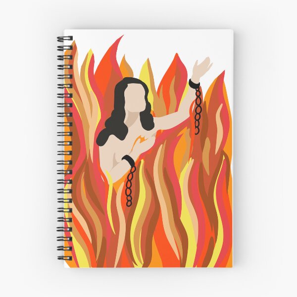 Item preview, Anima Sola Traditional Female (The Lonely Soul) : Catholic Purgatory Art  designed and sold by TheCatholicLady.