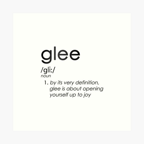 Item preview, Unapologetic Gleek designed and sold by FroggyDarren.