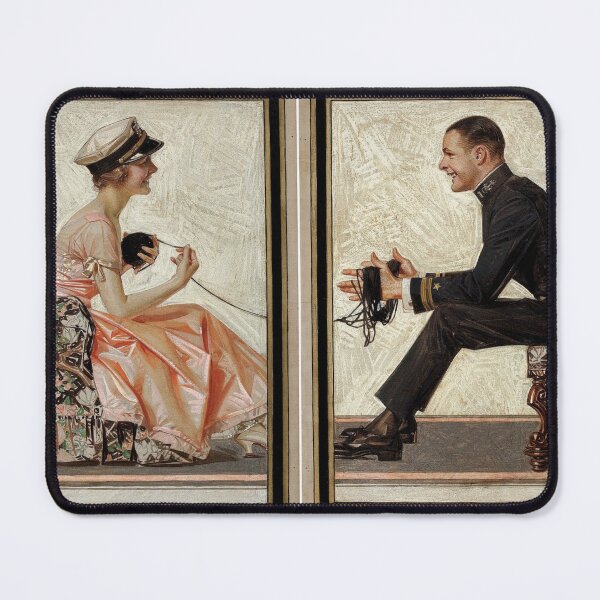 Item preview, The Lovebirds (1918) - J. C. Leyendecker designed and sold by SALON DES ARTS.