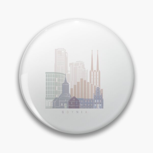 Item preview, GDYNIA SKYLINE POSTER PASTEL designed and sold by paulrommer.