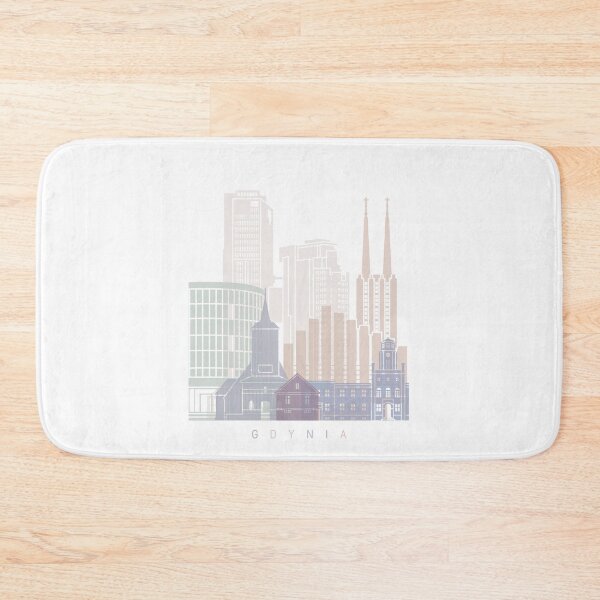 Item preview, GDYNIA SKYLINE POSTER PASTEL designed and sold by paulrommer.