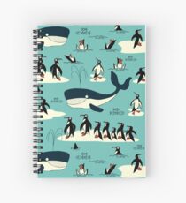 Whales, Penguins and other friends Spiral Notebook