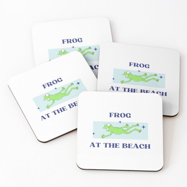 Item preview, frog at the beach designed and sold by DoraHappy.