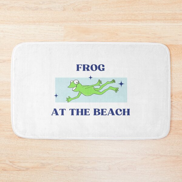 Item preview, frog at the beach designed and sold by DoraHappy.