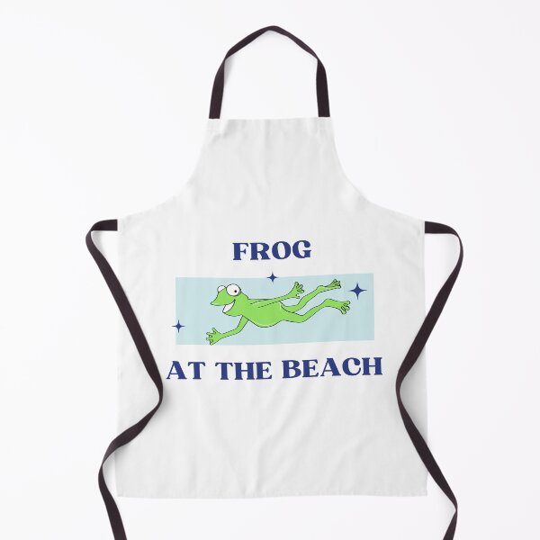Item preview, frog at the beach designed and sold by DoraHappy.