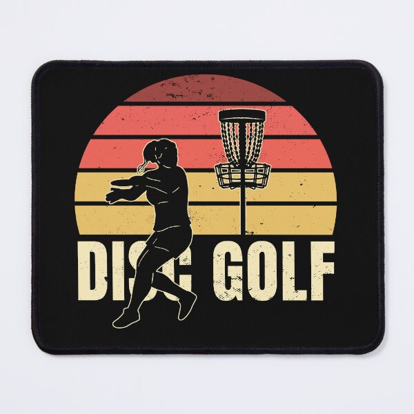 Artikelvorschau, Disc-Golf-Sport Retro-Sonnenuntergang entworfen und verkauft von 1White-Rabbit.