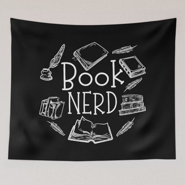 Item preview, Book Nerd - Books and Feathers designed and sold by shmodev.