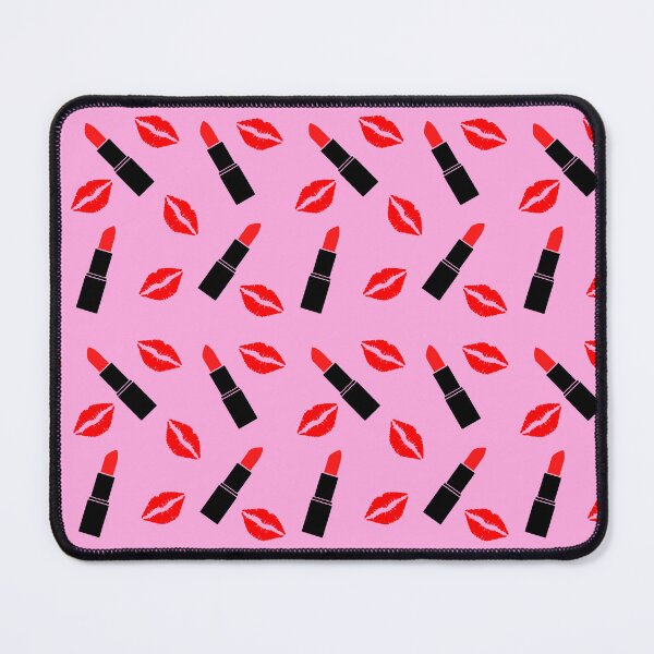 Item preview, Red Lipstick kiss pink  designed and sold by DemonicGloom.