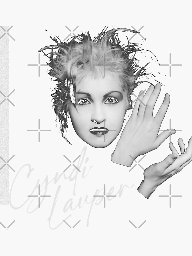 "Mens Womens Cyndi Lauper Funny Fans" Sticker for Sale by