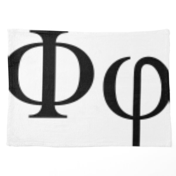 The Greek letter phi symbolizes the golden ratio Pet Blanket