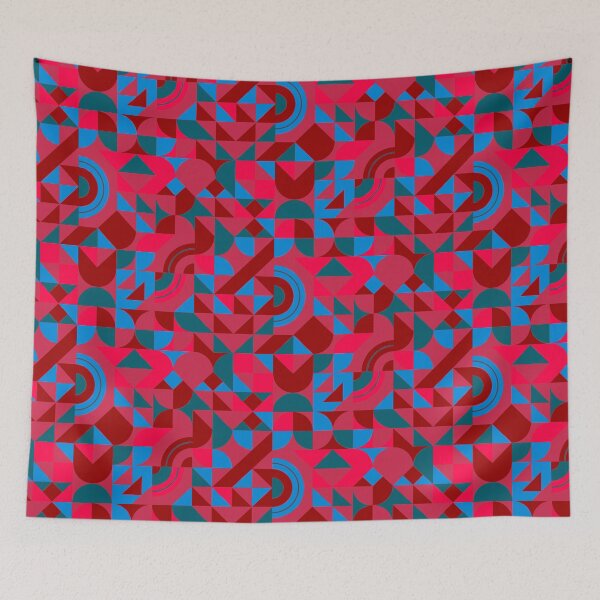 Item preview, geometric colorful patterns conceptual Art - Abstract Neo Geo graphic design designed and sold by Design Repo.