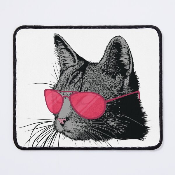 Item preview, Cool Cat With Pink Sunglasses Funny Beach Vacation designed and sold by dass-art.
