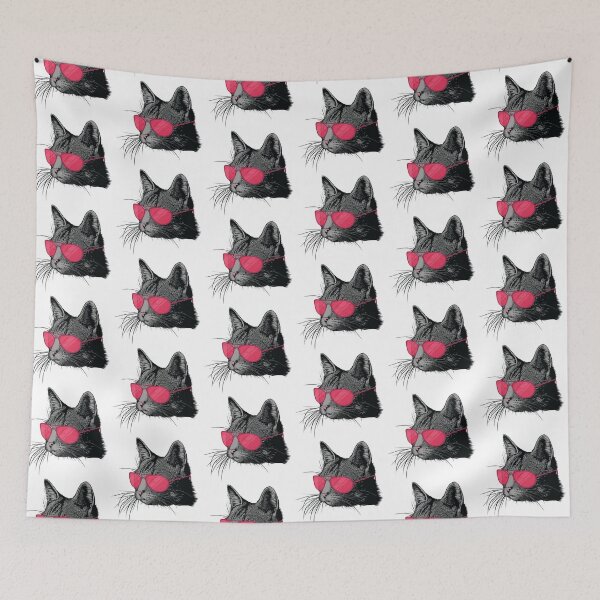 Item preview, Cool Cat With Pink Sunglasses Funny Beach Vacation  designed and sold by dass-art.