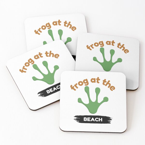 Item preview, frog at the beach designed and sold by DoraHappy.
