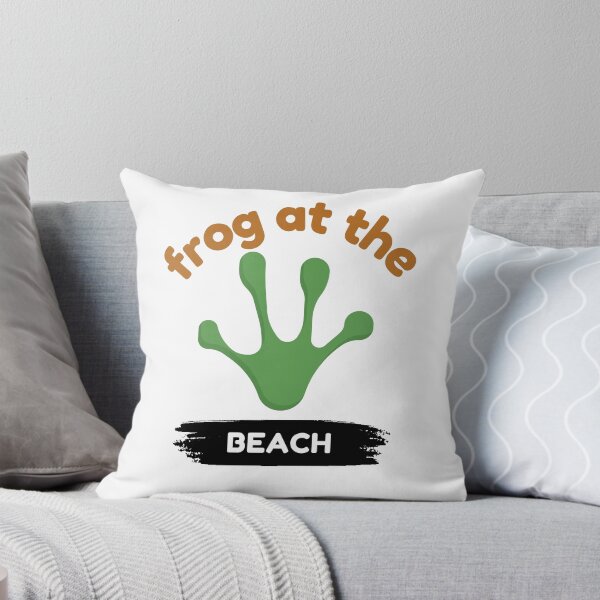 Item preview, frog at the beach designed and sold by DoraHappy.