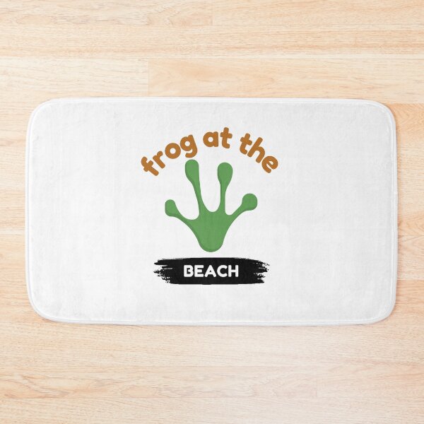 Item preview, frog at the beach designed and sold by DoraHappy.