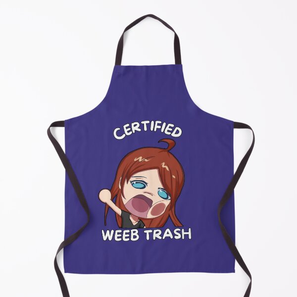 Item preview, Chibi Certified WEEB TRASH | Funny Anime Emote designed and sold by BBMarioni.