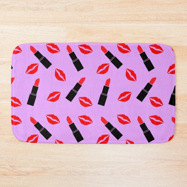 Item preview, Red Lipstick kiss purple designed and sold by DemonicGloom.