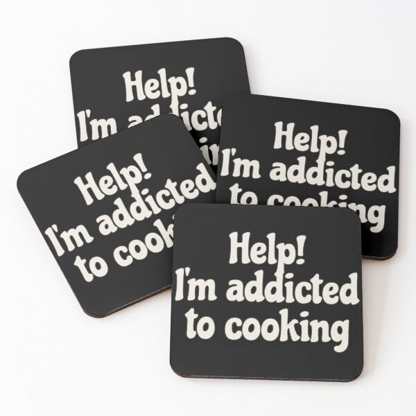 Item preview, Fun Slogan Help! I'm Addicted To Cooking, Great For Anyone Who Loves To Cook designed and sold by TrulyEpoque.