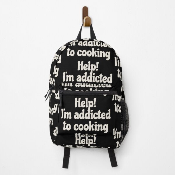 Item preview, Fun Slogan Help! I'm Addicted To Cooking, Great For Anyone Who Loves To Cook designed and sold by TrulyEpoque.