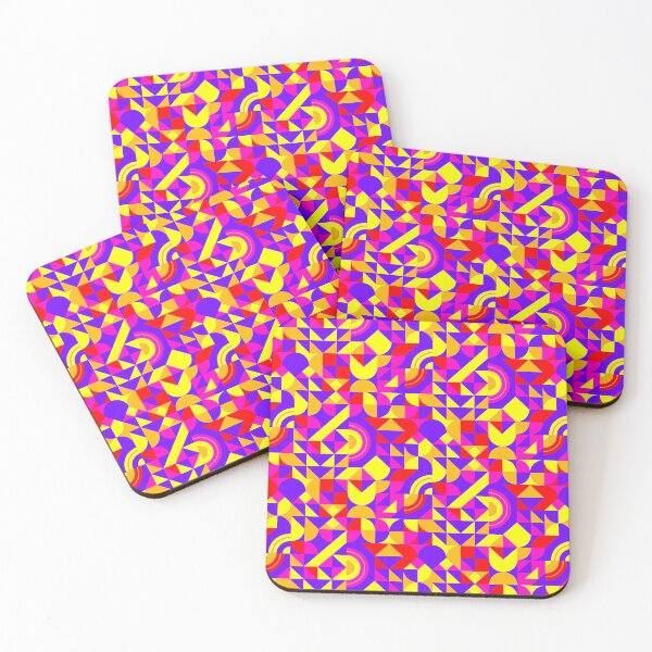 Item preview, geometric colorful patterns conceptual Art - Abstract Neo Geo graphic design designed and sold by Design Repo.