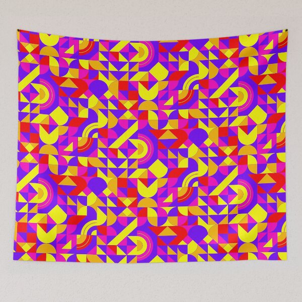 Item preview, geometric colorful patterns conceptual Art - Abstract Neo Geo graphic design designed and sold by Design Repo.