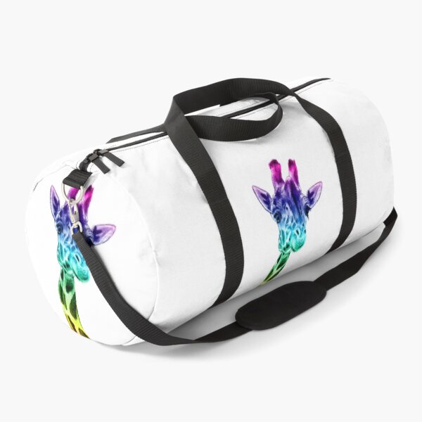 Item preview, Giraffe neck, front view - rainbow colorized version designed and sold by SylvieG18.
