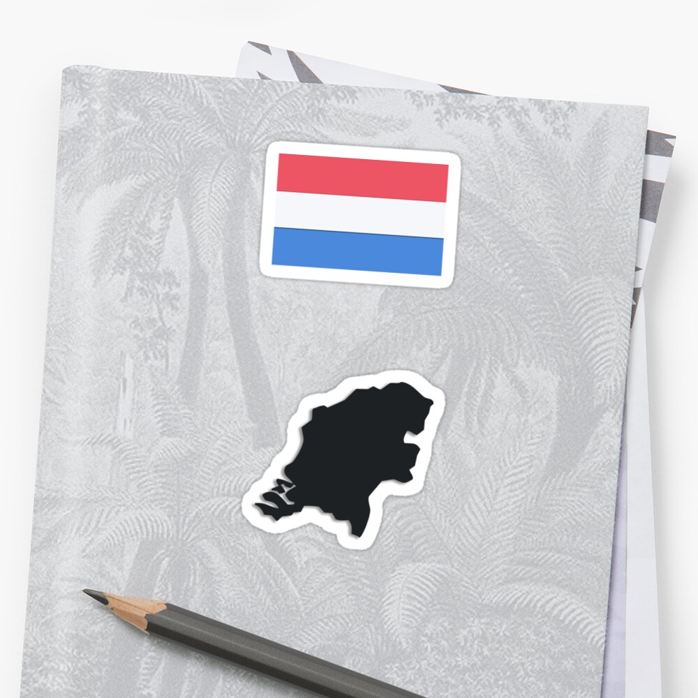 Netherlands Sticker By Flatflags Redbubble 9002