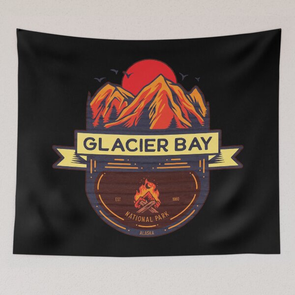 Item preview, Glacier Bay National Park Sun & Mountains designed and sold by JordanHolmes.