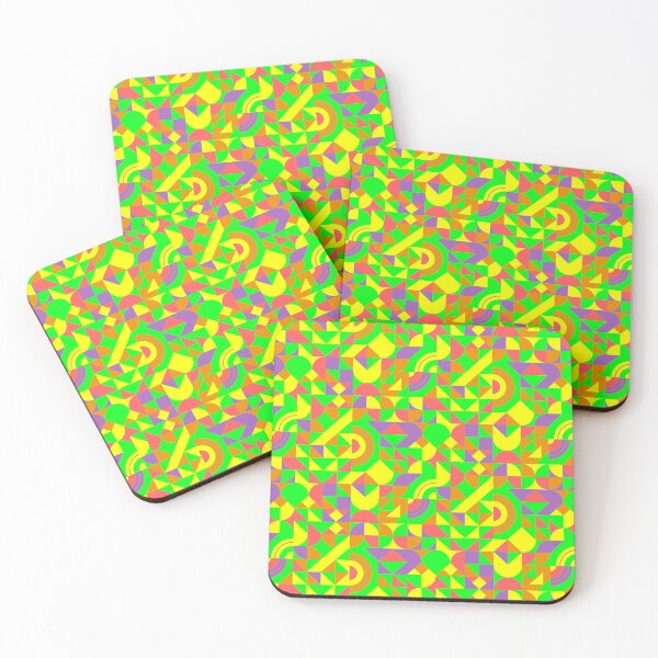 Item preview, geometric colorful patterns conceptual Art - Abstract Neo Geo graphic design designed and sold by Design Repo.
