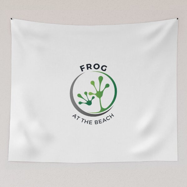 Item preview, frog at the beach designed and sold by DoraHappy.