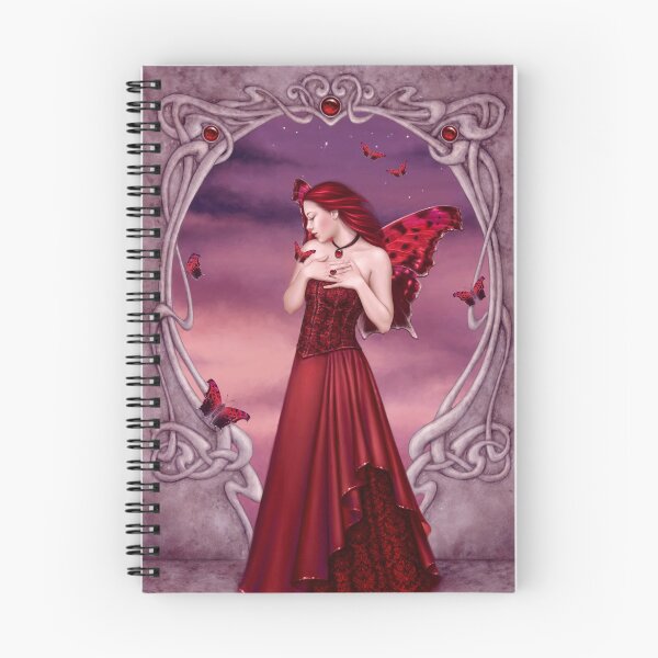 Item preview, Garnet Birthstone Fairy designed and sold by silverstars.