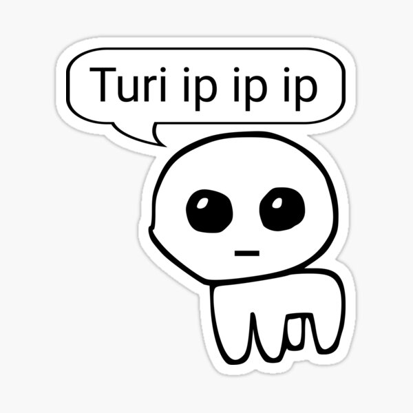 Vista previa del artículo con la obra «Turi ip ip ip TBH criatura Yippee», diseñado y vendido por Borg219467.