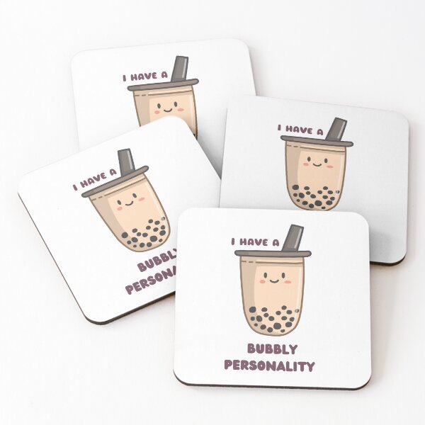 Item preview, Bubbly Personality - Kawaii Boba Tea designed and sold by bsrishika.