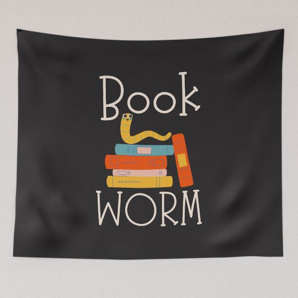 Item preview, Bookworm - cute worm sitting on stack of books designed and sold by shmodev.