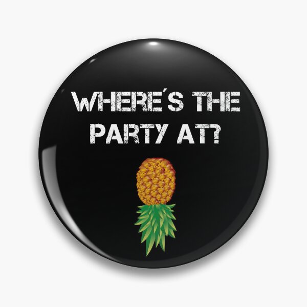 Item preview, Vintage Retro Upside Down Pineapple Where´s the Party at  designed and sold by rachidhaz.